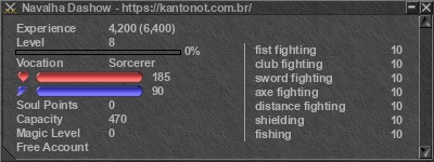 Signature for player Navalha Dashow