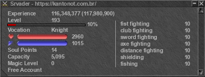 Signature for player Srvader